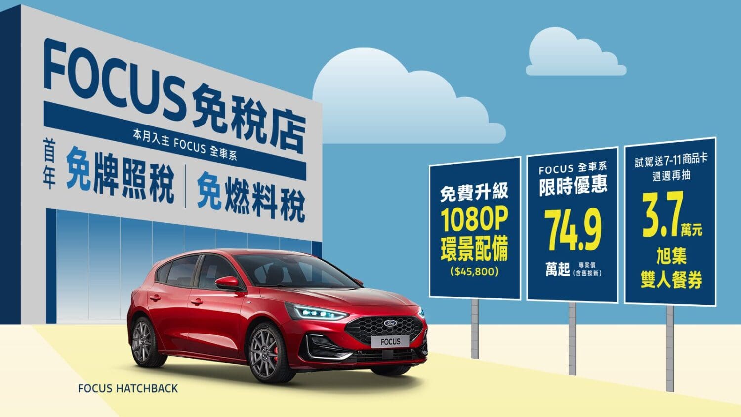Ford Kuga全車系79.9萬起　Focus升級360°環景影像系統